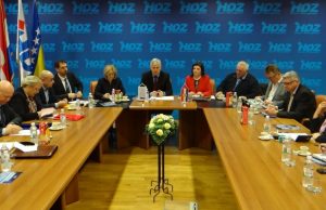 Najava: 37. proširena sjednica Predsjedništva HDZ-a BiH