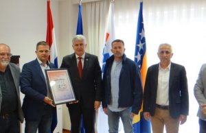 Predsjednik Čović sastao se sa izaslanstvom sportske udruge „Liga Hercegovine“