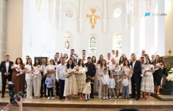 Radosna subota u Širokom Brijegu: Kršteno 14 djece