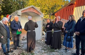 Provincijal fra Jozo Grbeš blagoslovio radove na kapelici u Gorancima