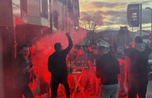 Tisuće ljudi stiglo na koncert Marka Perkovića Thompsona u Širokom Brijegu