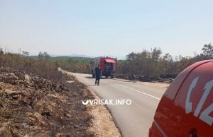 Požar u Buhovu i Hamzićima ponovno se bio aktivirao: Širokobriješki vatrogasci ga ugasili