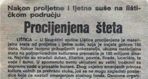 Povijesni zapis iz Širokog Brijega: Gotovo 150 dana suše ostavilo velike posljedice na poljoprivredu