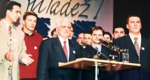 General Zdenko Lucic..Danas se sjećamo Prvoga sabora HDZ-a BiH održanog u Sarajevu prije točno 36 godina.