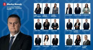 Kandidacijska lista HDZ-a BiH za Skupštinu Hercegovačko-neretvanske županije..