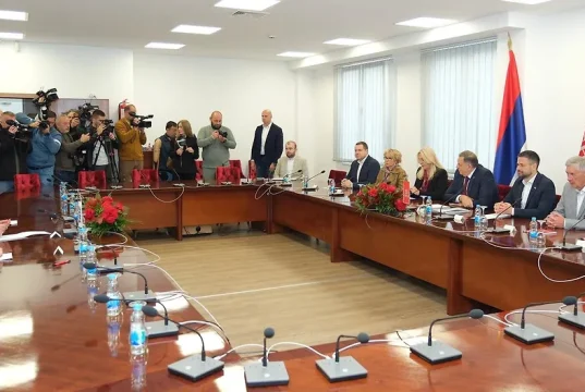Čović i Dodik iz Banje Luke: Pružamo ruku trećem partneru za zajednički politički dogovor